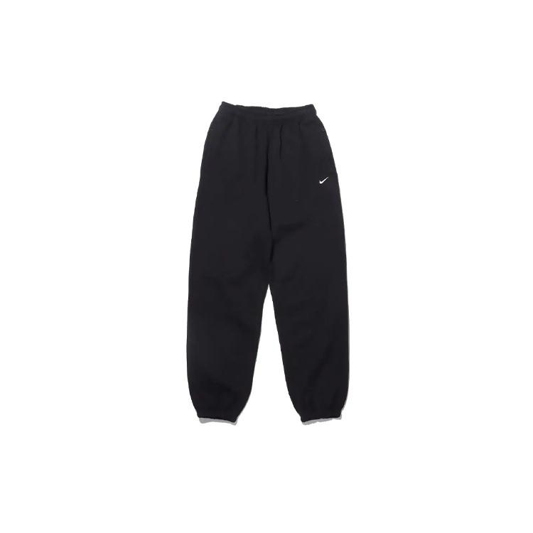 (WMNS) NikeLab Solo Swoosh Fleece Sweatpants Asia Sizing Black Women s DA0334-010 L