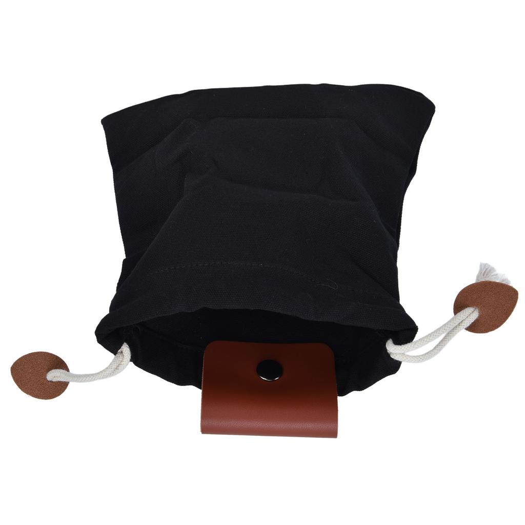 Foraging Pouch PU Leather   Fruit Picking Storage Bag Waist Hanging Tool Bag for Outdoor Camping