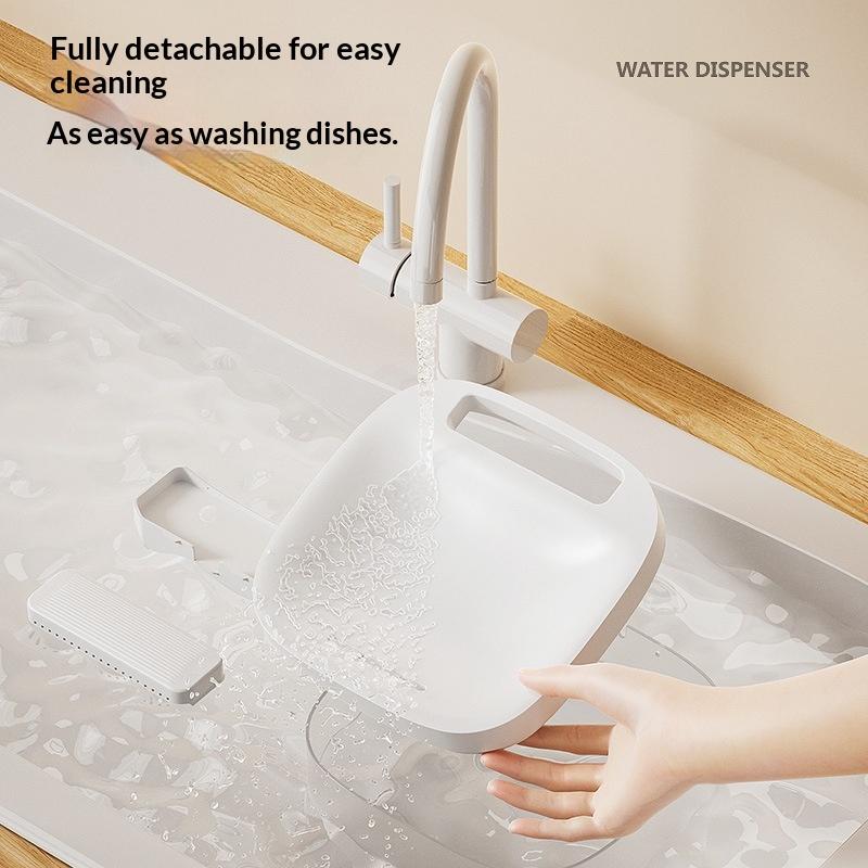 Pet Water Dispenser Automatic Circulating Filtered Flowing Water, Intelligent Cat Water Fountain Large Capacity Dog Water Feeder