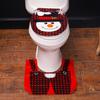 Christmas decoration supplies creative cartoon old man snowman toilet cover decoration two-piece hotel home decoration
