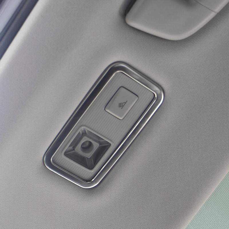For Volkswagen VW T-Roc Troc 2018 -  Rear Seat Reading Light Frame Back Roof Light Cove Sticker Car Styling Accessories