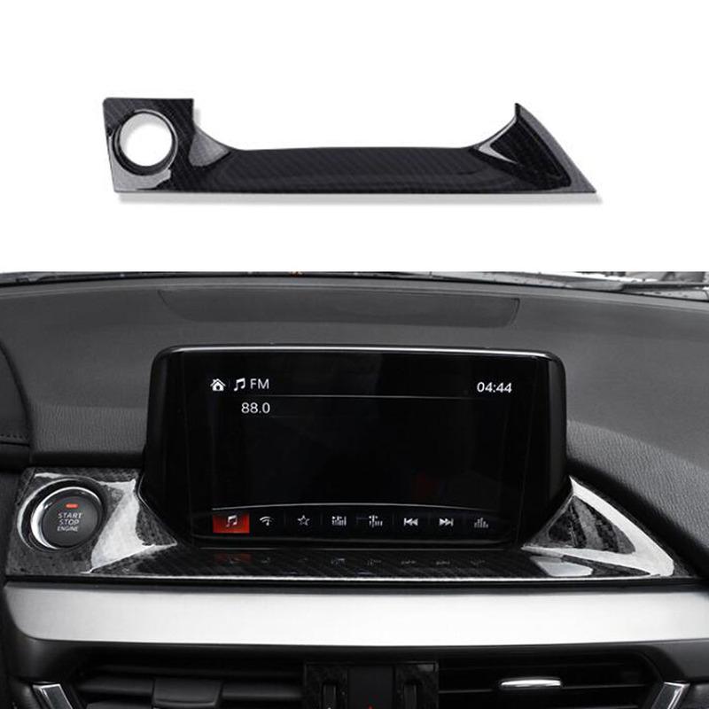 For Mazda6 Mazda 6 Atenza 2014 2015 2016 2017 2018  Styling Cover Detector Center Console Navigation Box Interior GPS Trim