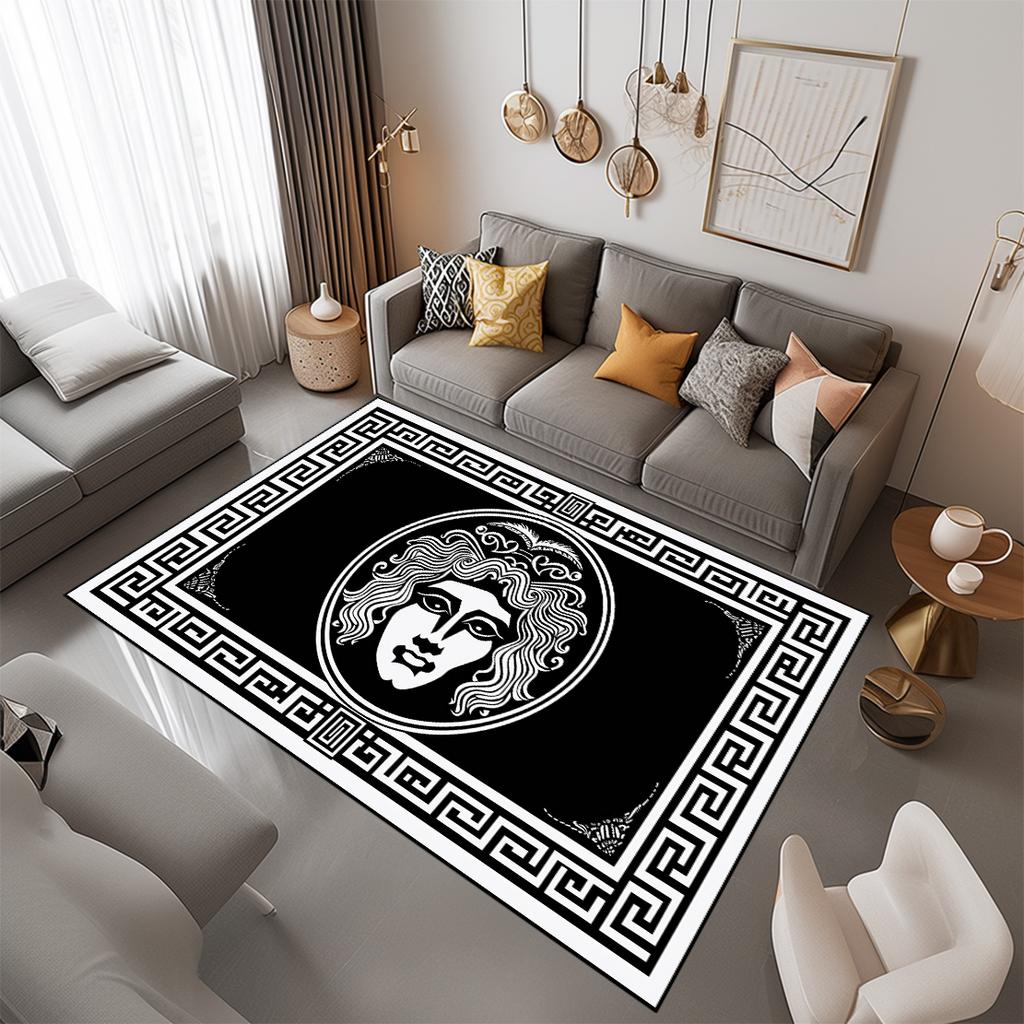 Modern Luxury Style CARPET FOR LIVE ROOM Fashion Design Big Size Rugs Cloakroom Non-slip Floor Mats Bedroom Bedside Soft Carpets