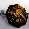 1pc Mushroom Garden Illustration Umbrella with Plastic Handle,Suitable for All Seasons Home Travel Outdoor UmbrellaDD1326