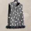 Women's Sequin Embellished Cotton Vest