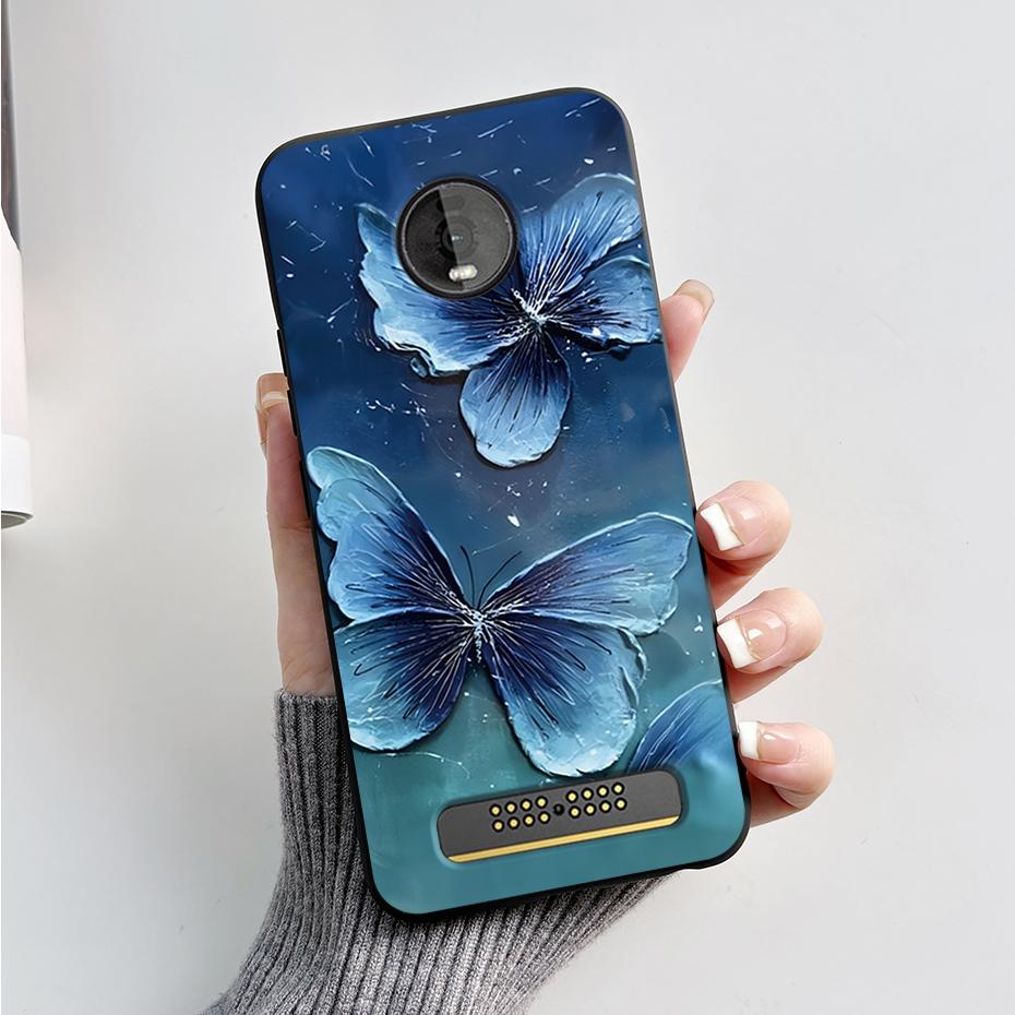For Motorola Moto Z4 Z3 Play Case Cute Cartoon Soft Silicone TPU Cover Phone Case For Moto Z3 Z4 Play MotoZ4 Z4Play Z3Play Funda