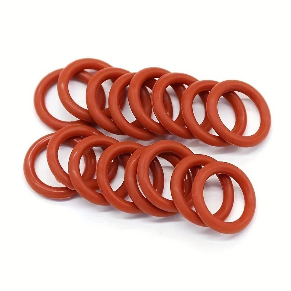 225PCS High-temperature Resistant Silicone O-Ring Set Oil-Resistant Rubber O-Ring Seal  Pipelines