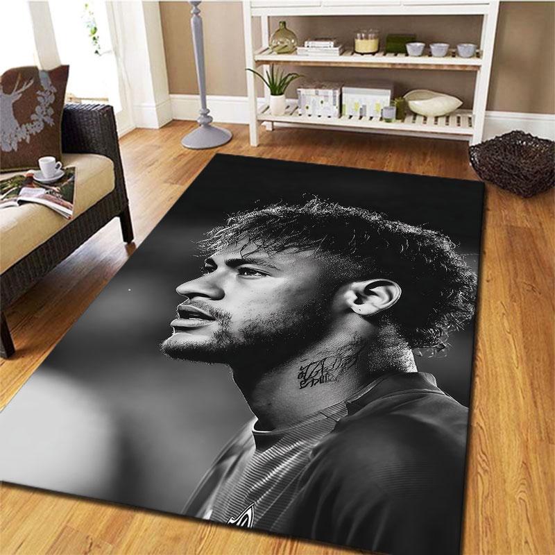 Neymar Carpet Rug for Living Room Bedroom Home Sofa Decoration,Kids play Non-slip Floor Mat