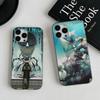 Japan Classic Comics K-Kaiju No8 Anime Corrugated Stripe Phone Case For IPhone 17 16 15 14 13 Pro Max Plus Pro Shockproof Cover