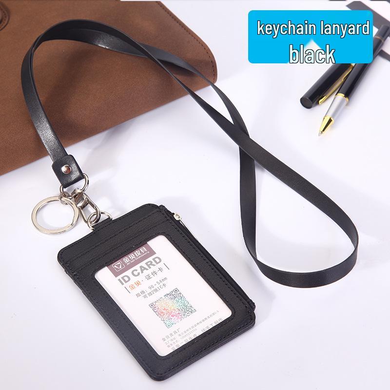 Porta Badge Multi-Scheda Golden Bay con Portachiavi, Clip Retrattile, Cordino e Portamonete