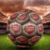 Arsenal F.C Print Size 5 Soccer Ball, Standard Match Football for Sports Game and Team Practice, Ideal Gift for Soccer Fans