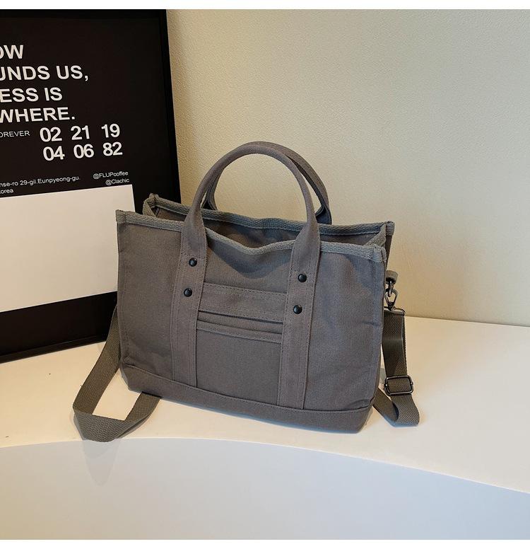 

Amazon canvas portable tote bag women s 2025 new high-end shoulder messenger bag