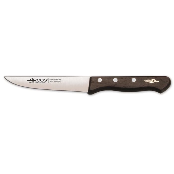 Couteau À Légumes Arcos Palissandre 262100 En Acier Inoxydable Nitrum Et Mango En Bois De Rose Avec Lame De 11 Cm Et Lame De