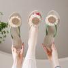 Summer sunflower imitation hemp rope grass travel wear flip-flops women's flat heels splint shoes beach slippers