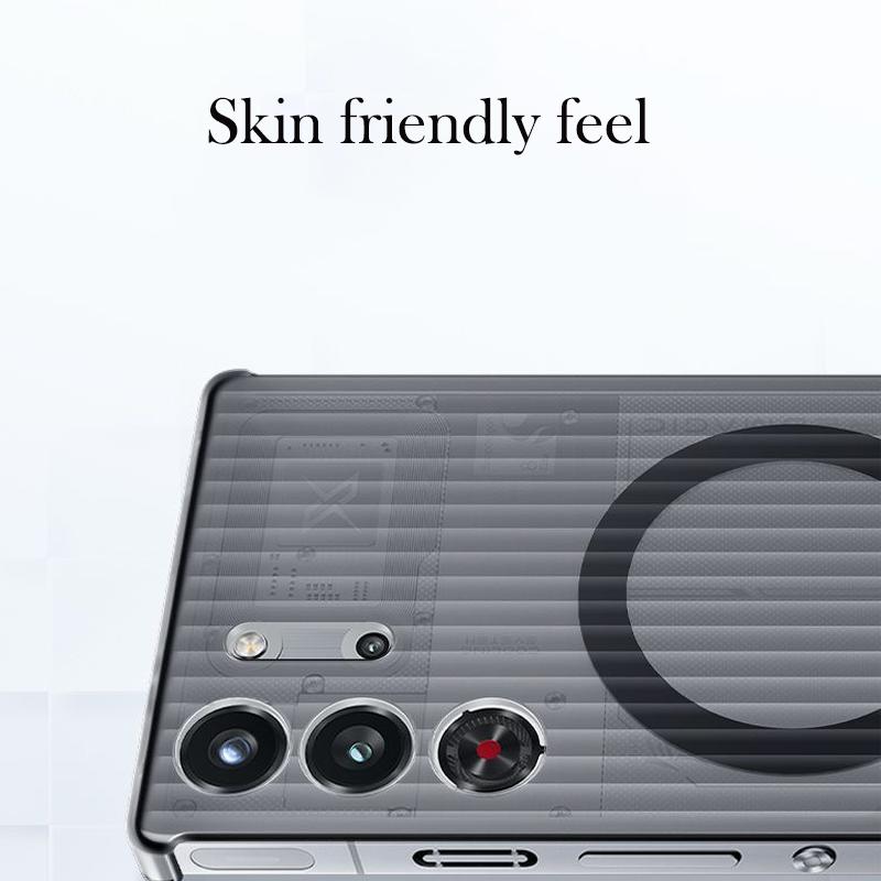 Original Magnetic Case For ZTE Nubia Redmagic 10 Pro+ Esports Thermal Conductive Back Cover Case for ZTE Nubia Redmagic 10 Pro