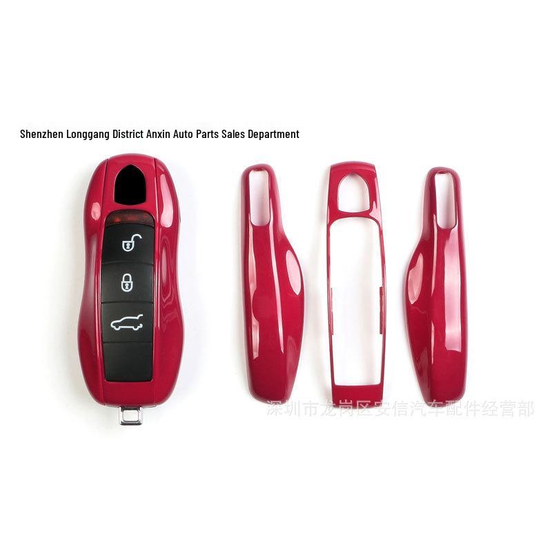 

Красный рубиновый чехол для ключа Porsche Starlight для Macan, Cayenne, Panamera, 718