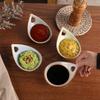 Macaron-Colored Ceramic Dipping Sauce Dish for Sushi, Hot Pot, Vinegar, and Snacks 
