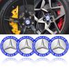 4Pcs/set Car Wheel Center Cap Logo Hub Cover Badge Emble Stickers For Mercedes Benz C400 C450 C160 C180 C200 C220 C250 C300 C350