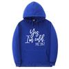Autumn Winter YES I'MCOLD Letter Logo Print Saint Hoodie Hooded Men Women Couple Casual Gray Black Oversized Pullovers