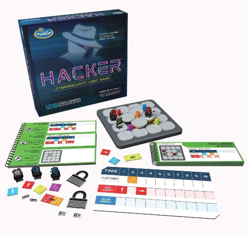 ThinkFun "Hacker" 1920 Programming Basics Game with Japanese Instructions, Ages 10 and Up, ThinkFun