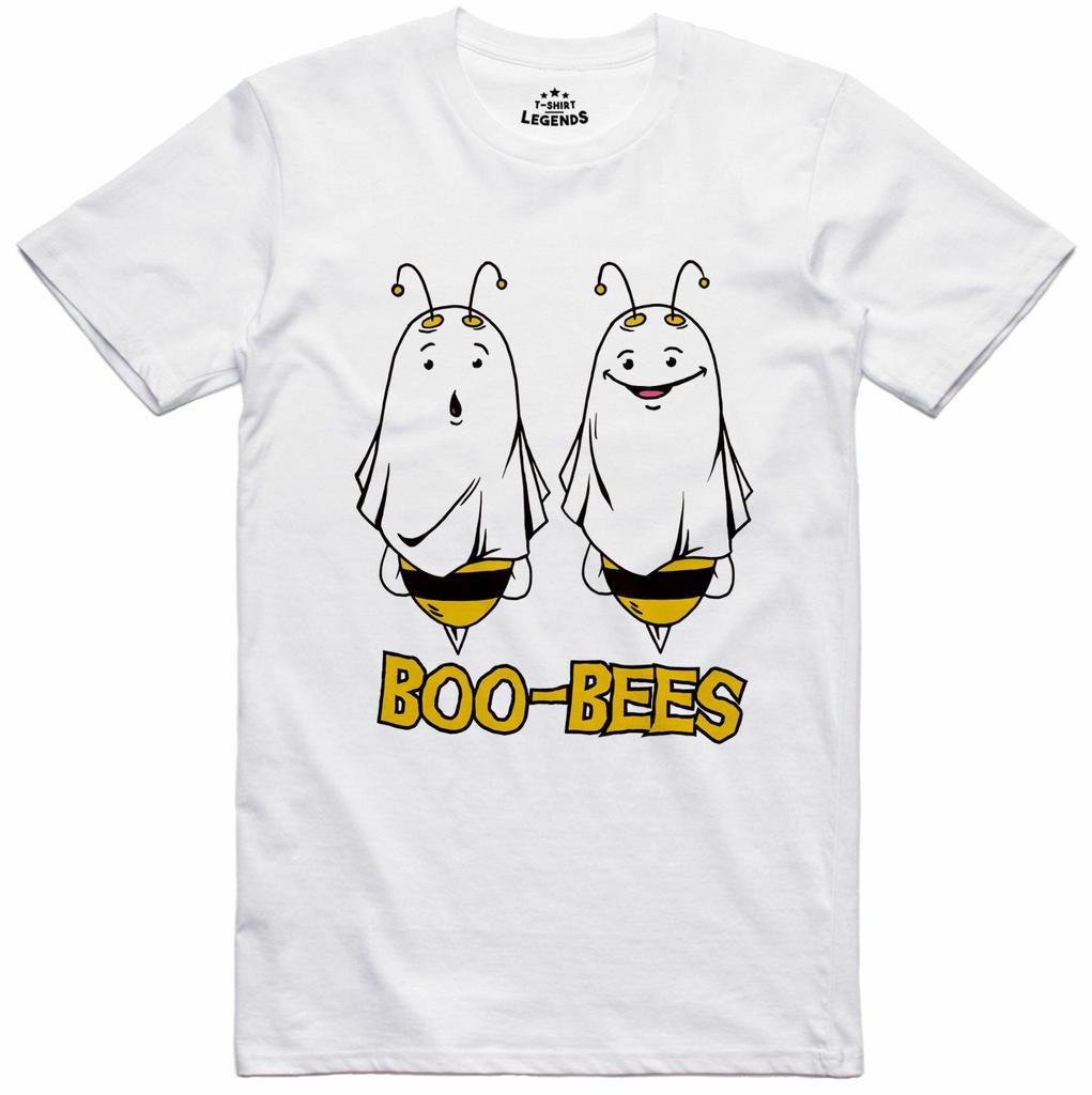 Funny T-Shirt Boo-Bees Regular Fit 100% Cotton Slogan Tee Novelty-
