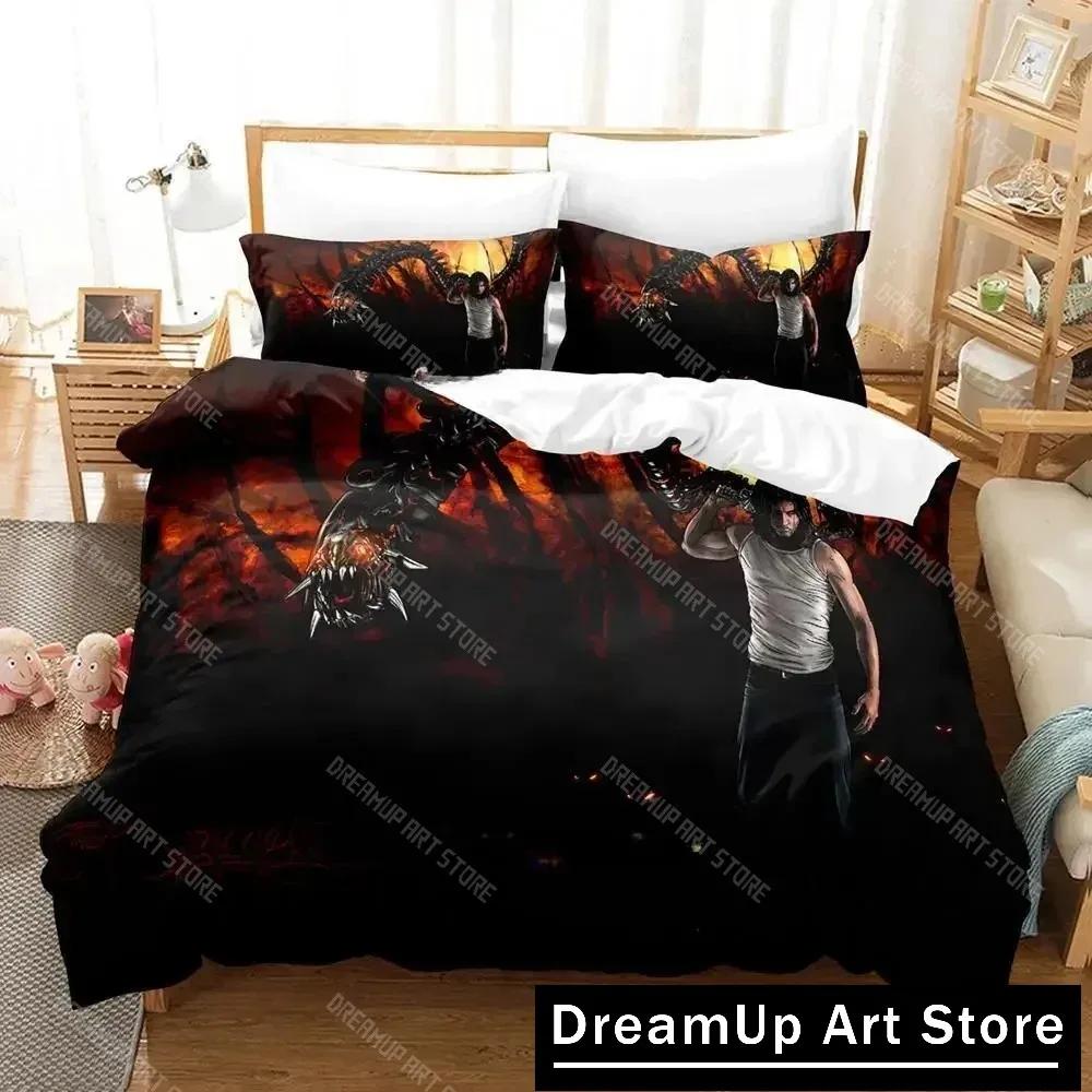 Game The Darkness Bedding Set Single Twin Full Queen King Size Bed Set Adult Kid Bedroom Duvetcover Sets 3D Anime Bed Sheet Set