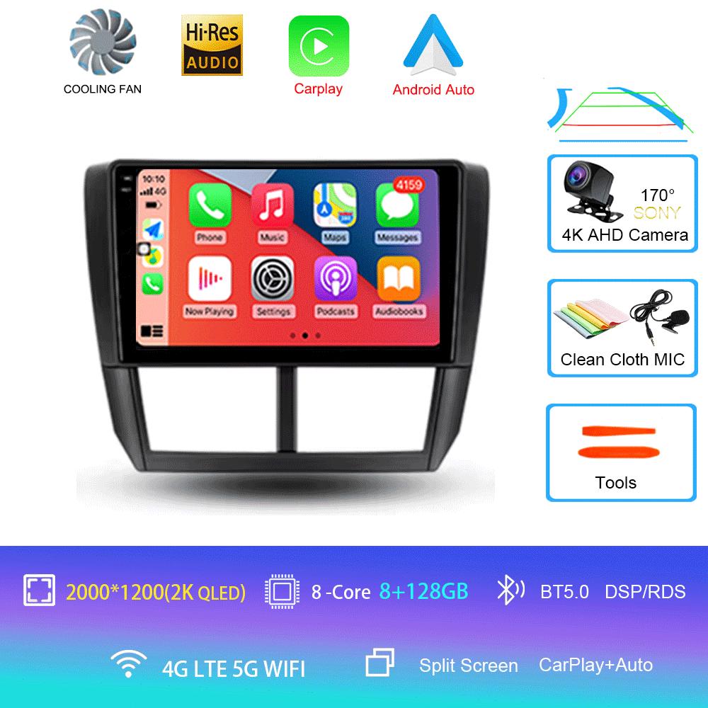 Android 14 For Subaru Forester3 SH 2007-2013 Subaru Impreza GH GE 2007-2011 Car Radio Navigation Multimedia Video Player Stereo