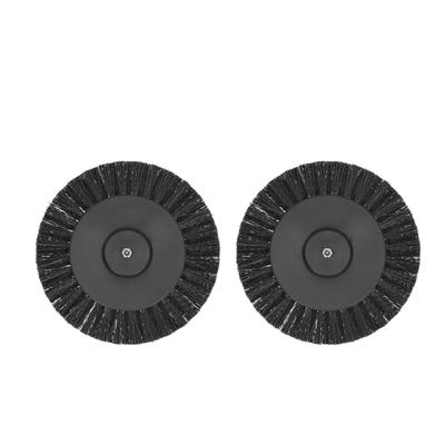 Pacote com 2 Cabeças de Escova para Furadeira Elétrica de 3,5 Polegadas Acessório de Escova para Furadeira Durável para Carpetes