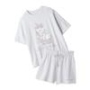Gelato Pique Airy Moco Bathtime CAT Jacquard Pullover Shorts Set PWNT264112 Ladies