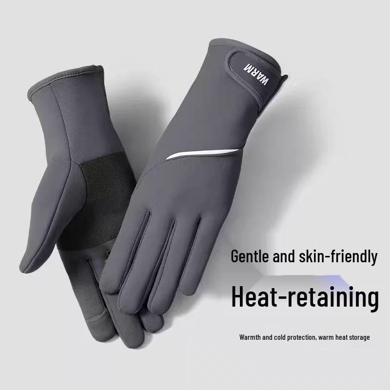 Damen Winter Warme Touchscreen Handschuhe - Samtgefüttert, Rutschfest, Wasserdicht für Outdoor-Fahrten & Bergsteigen