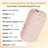 Ultrasonic Dog Deterrent 15-30kHz Sweep Frequency Strobe Light 300mAh Type-C 2H Work Time 4