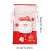 Reindeer Santa Claus Gift Bag Elk Xmas Drawstring Pouch Exquisite Merey Christmas Bag  Party Favors