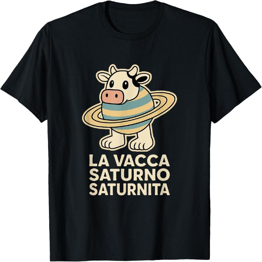 La Vacca Saturno Saturnita Funny Italian Brainrot Kids Meme T-Shirt S