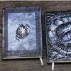 Journal mit Drachenaugen-Textur und Lederfutter, Einzigartiges Relief-Notizbuch, Exquisites Geschenk für Sammler