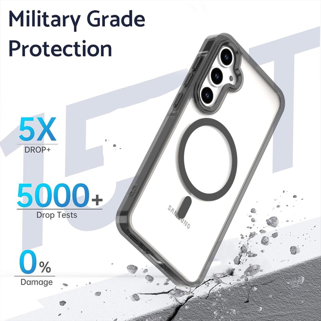 Magnetische Kabellose Ladehülle Stoßfeste Hülle Für Für Samsung Galaxy A55 A36 A35 A26 A25 A16 A15 A54 A34 A53 A33