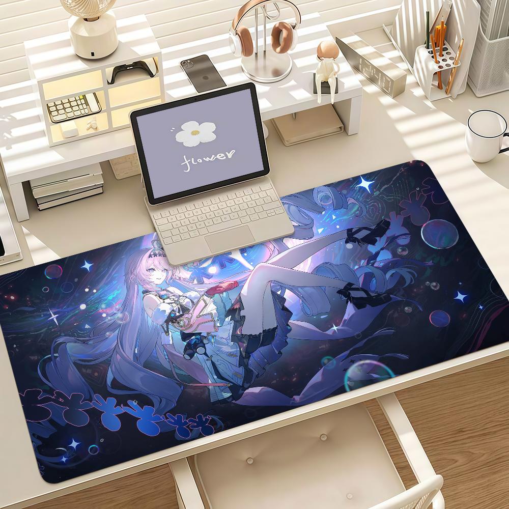 Game Wuthering Waves Denia Mouse Pad Anti Slip Rubber Edge Locked Thickened Laptop Gaming Desk Mat