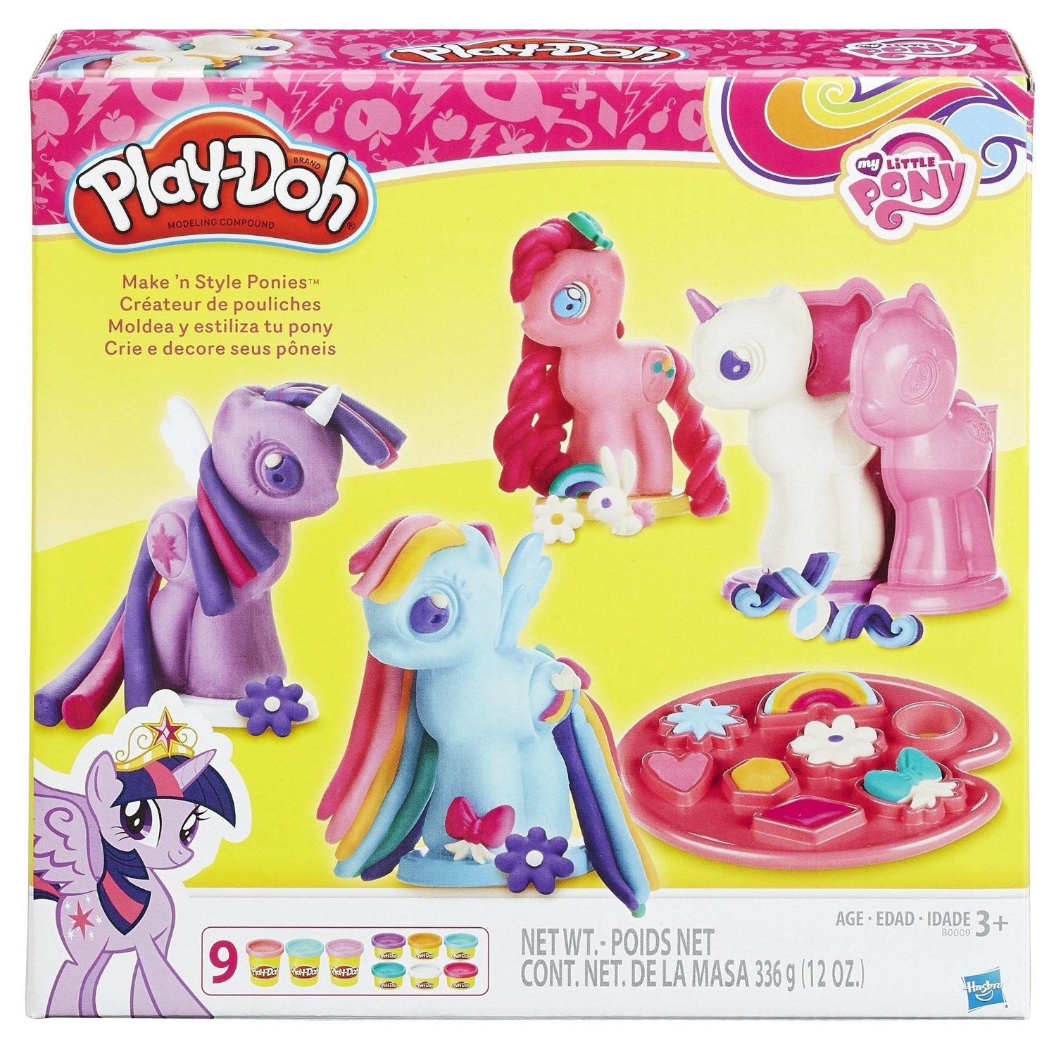 

Пластилін Play-Doh з пшеничної глини My Little Pony Cutie Mark Creators, набір з 4 фігурок [Б/В]