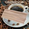 500Pcs Coffee Stirrers 7.5in Birchwood Biodegradable Eco Friendly Convenient Wooden Stir Sticks For Restaurants