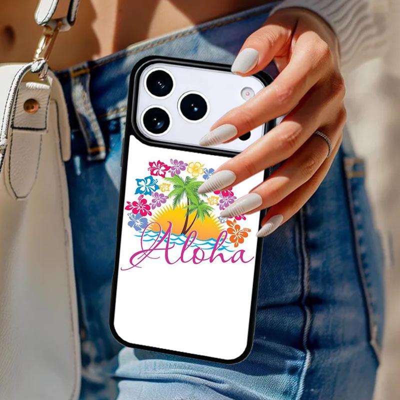 Hello Hawaii Aloha Phone Case For iPhone 17 Air 14 15 13 12 Max Cover For Apple 14 15 16 16e 11 Pro Max Plus