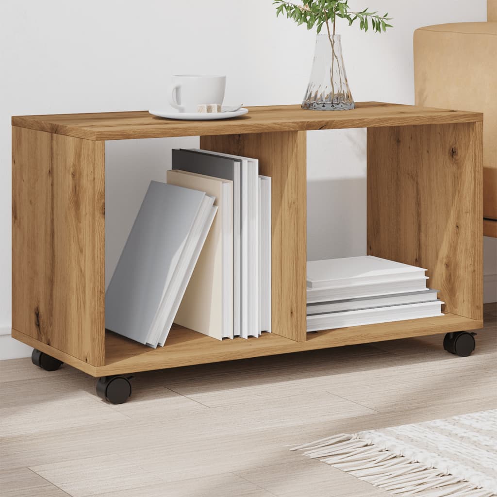 Rollschrank Für Wohnzimmer, Rollschrank Für Eckzeitschriftenbücher, 72x33x42,5 Cm