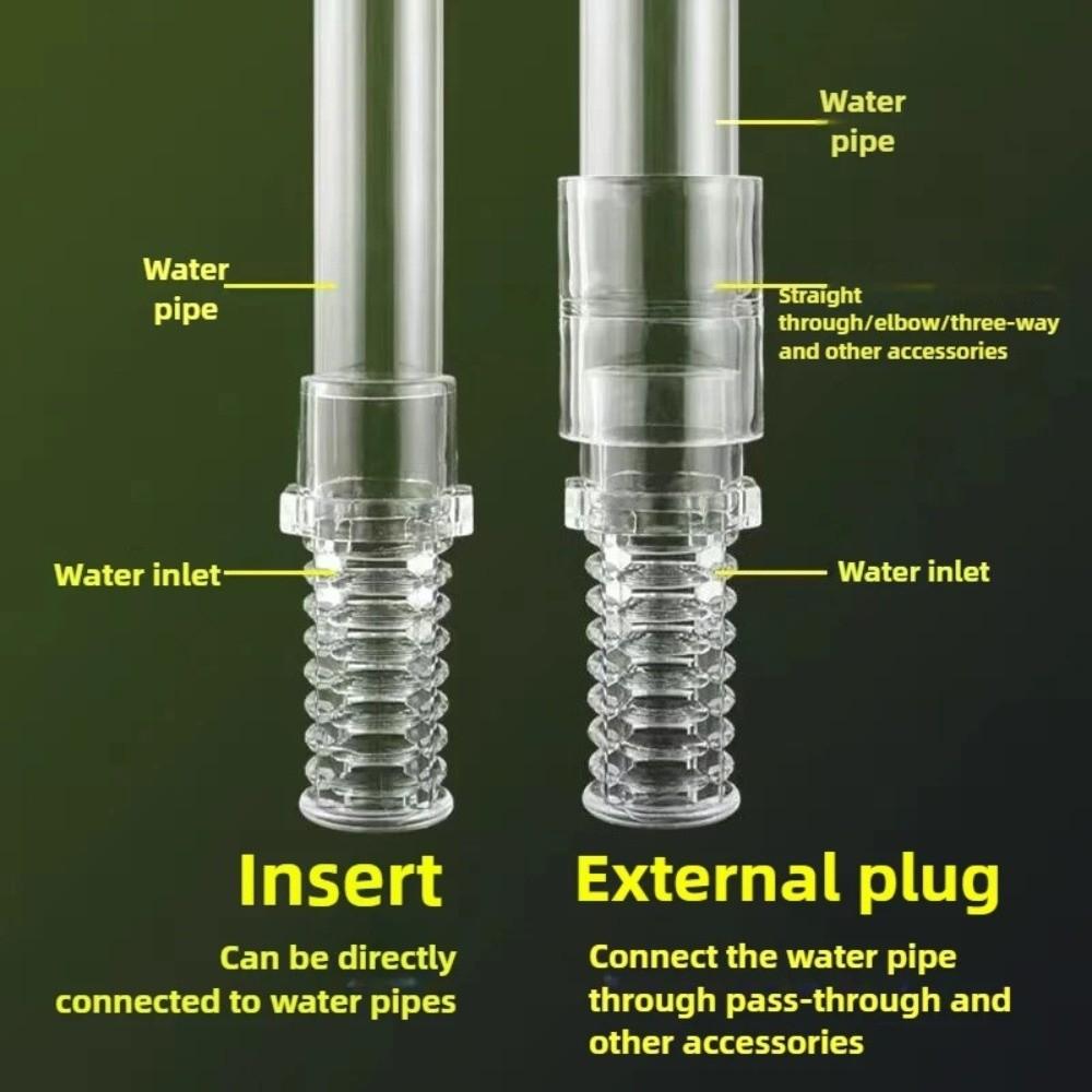 1pcs Acrylic Acrylic Pervious Flower Basket Transparent Outer Diameter 20/25mm Fish Tank Water Inlet Fence