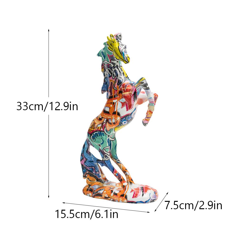 

Переводная картинка с лошадью к успеху, смоляные украшения в виде лошадей, домашние поделки, декор для гостиной, прихожей, винного шкафа, настольное украшение