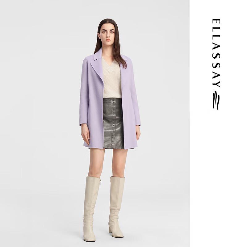 ELLASSAY Women's Wrap Double-Faced Wool Coat EWE344D00200