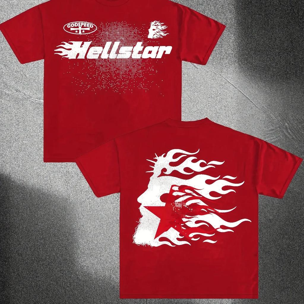 Summer new fashion men's 100% cotton T-shirt, men's casual round-neck retro printed short-sleeved high-quality T-shirt