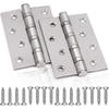 2 Pieces 304 Grade Stainless Steel Door Hinges for Piano Hinge Application