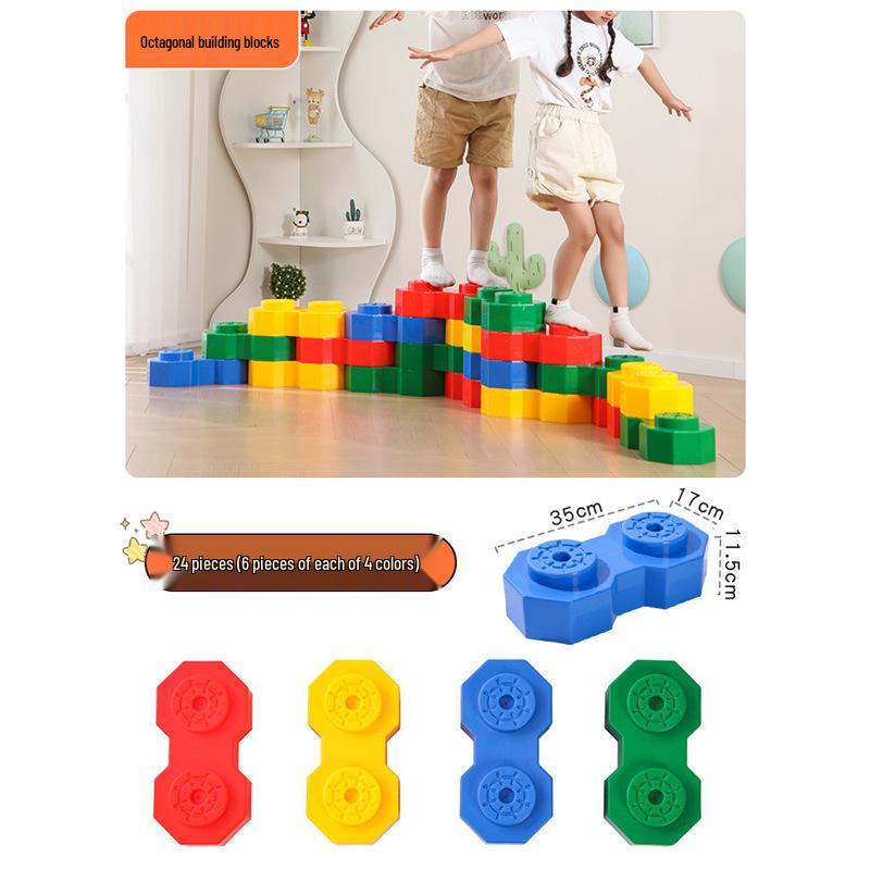 Large Building Blocks for Kindergarten: Educational Construction Toys for Classroom and Play Areas