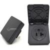 IP54 Weatherproof American Standard Electrical Box with Waterproof Socket Flip Cover and Recessed Generator Socket.