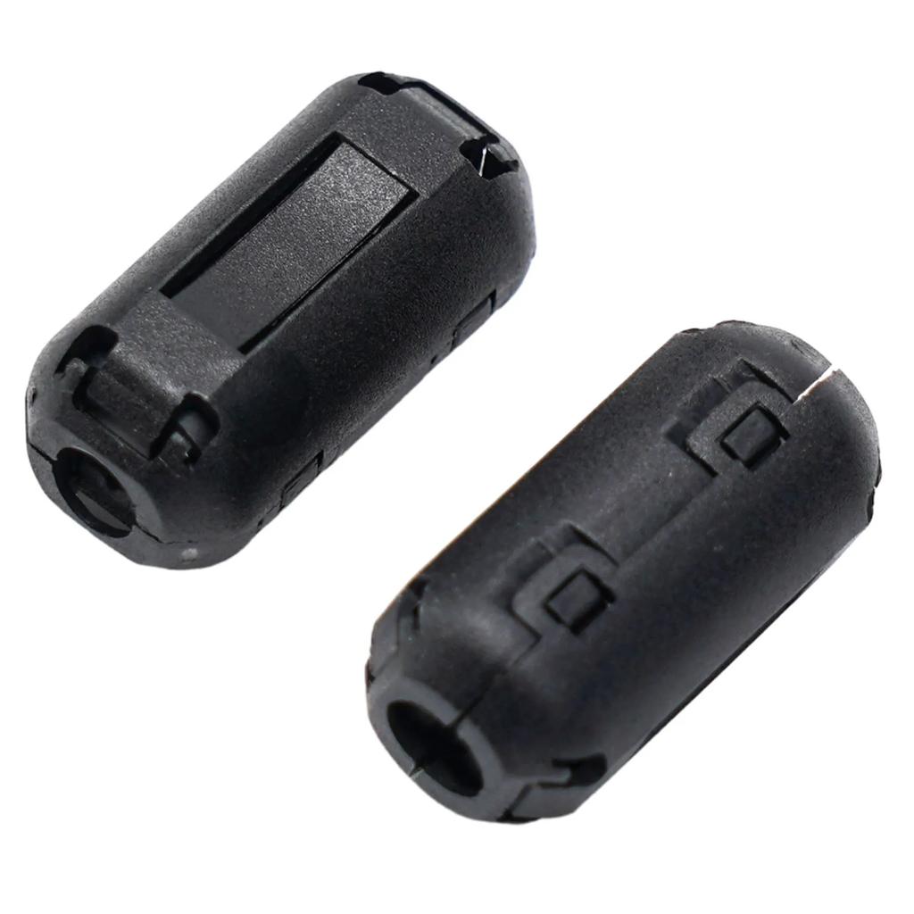Pack Of Ferrite Core Noise Suppressor Filter Rings 5mm Cable Clamp For USB Phone And Audio Equipment RFI Reduction