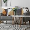Erdige Abstrakte Linienkunst Kissenbezug: Minimalistischer Kissenbezug im modernen Stil für die Dekoration von Sofas in zeitgenössischen Wohnungen