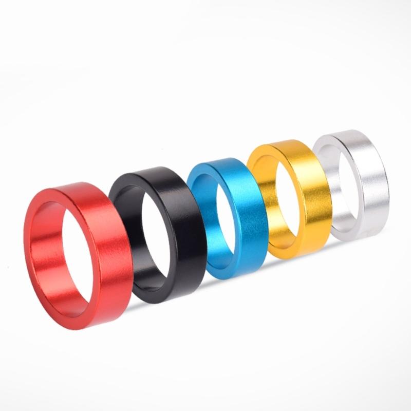 2Pcs Bike Aluminum Alloy Headset Spacer Light Weight Bicycles Headset Washer Mountain Bike Stem Headset Spacers Enduring